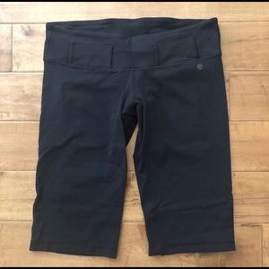 Lululemon Athletica Long shorts or short capris.